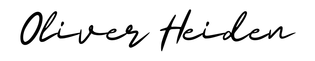 Unterschrift von Oliver Heiden